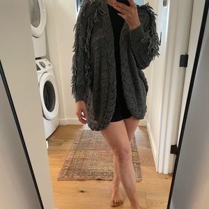 Rebecca Taylor cardigan with fringe detail